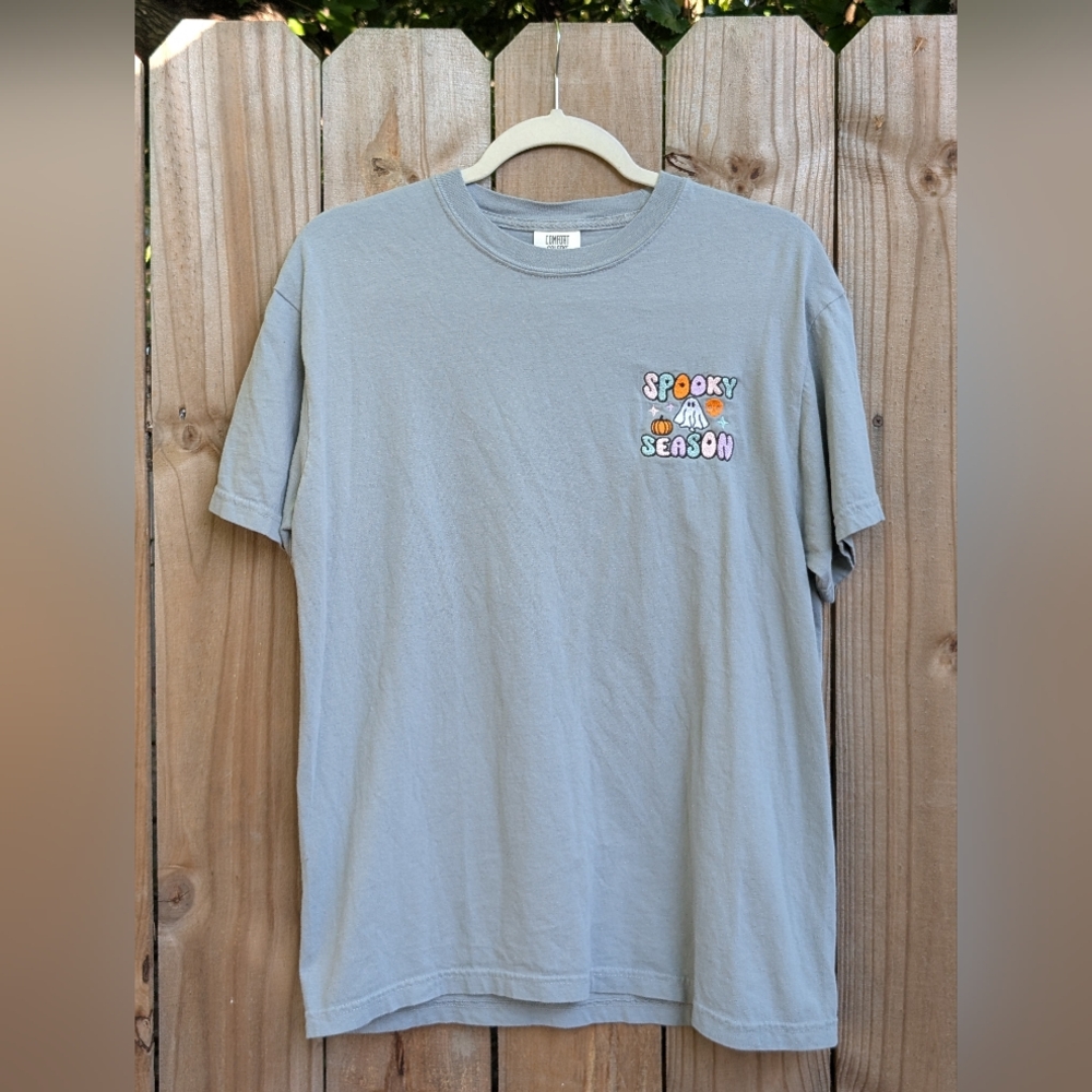 Comfort Colors Gray Short Sleeve Halloween Graphic Tee